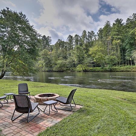Rivers Edge - Ultimate Riverfront Getaway Hayesville エクステリア 写真