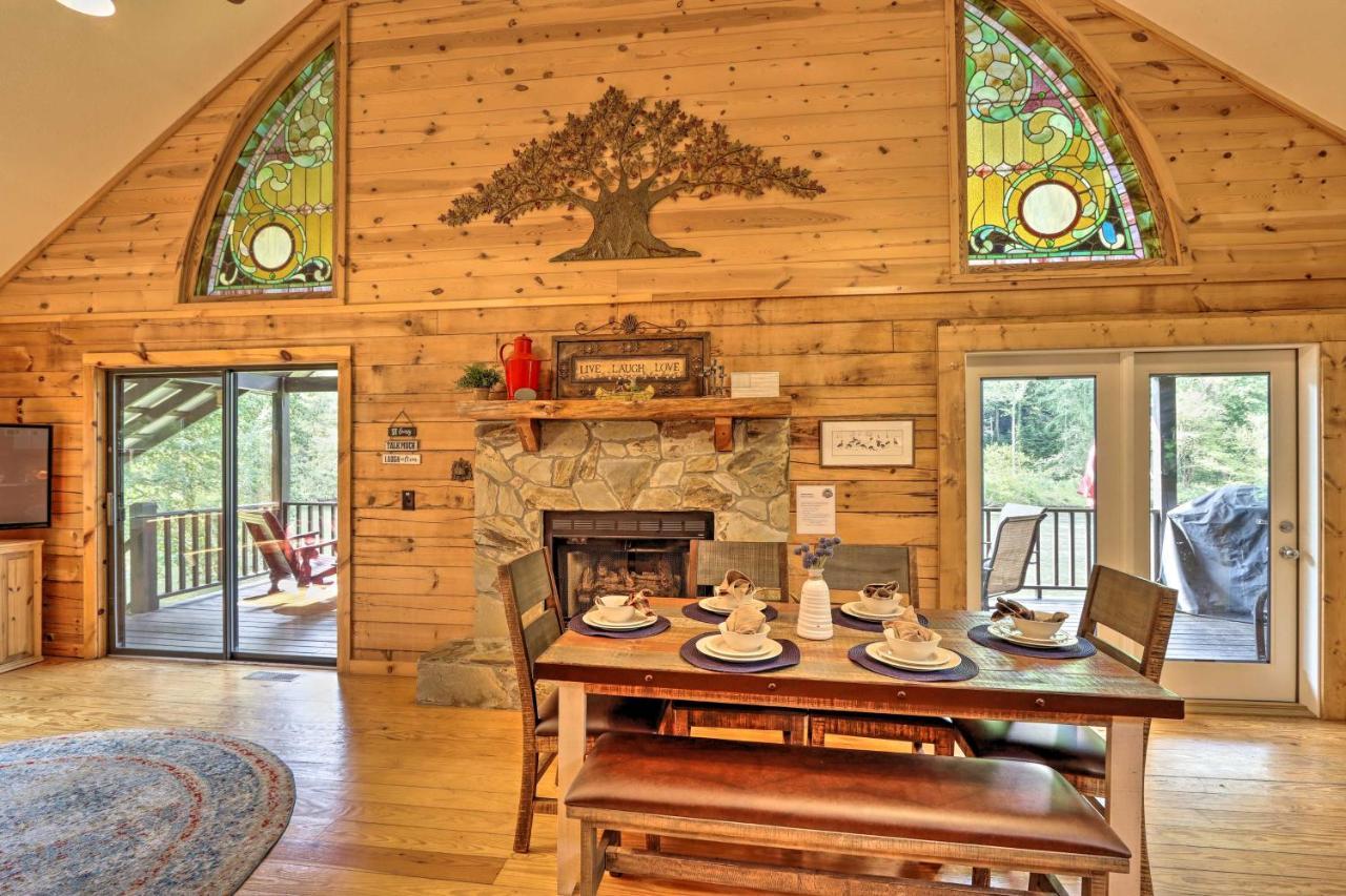 Rivers Edge - Ultimate Riverfront Getaway Hayesville エクステリア 写真